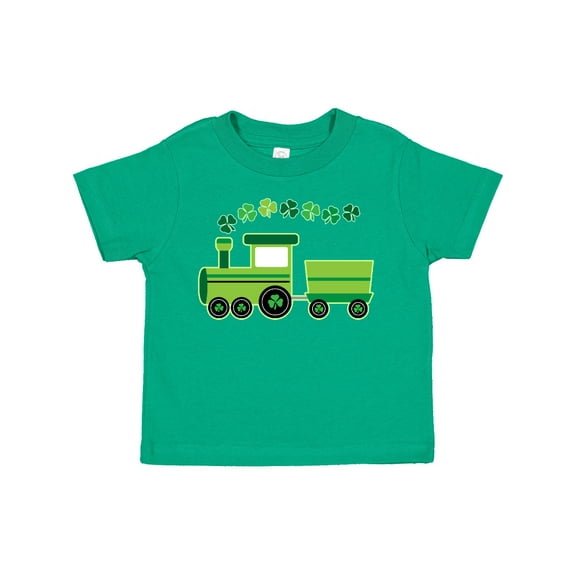 Inktastic St Patricks Irish Shamrock Train Boys or Girls Toddler T-Shirt