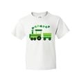 thumbnail image 1 of Inktastic St Patricks Irish Shamrock Train Youth T-Shirt, 1 of 5