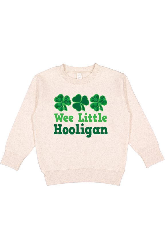 St Patricks Wee Little Hooligan Toddler Sweatshirt