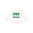 thumbnail image 1 of Inktastic St Patricks Wee Little Hooligan Toddler Sweatshirt, 1 of 4
