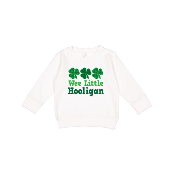 Inktastic St Patricks Wee Little Hooligan Toddler Sweatshirt