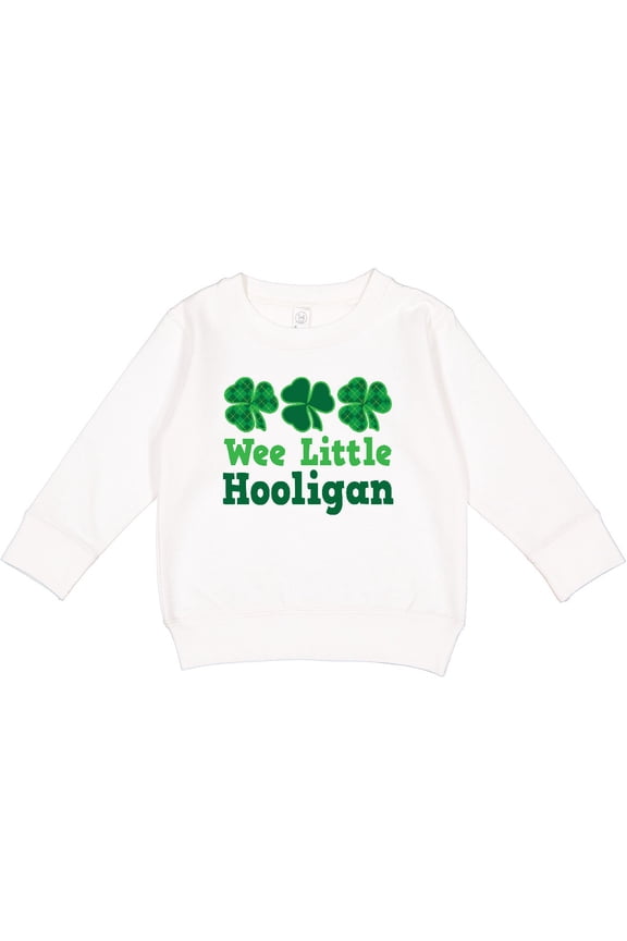 St Patricks Wee Little Hooligan Toddler Sweatshirt