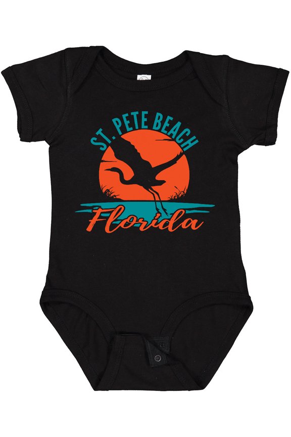St. Pete Beach Florida Vacation Boys or Girls Baby Bodysuit