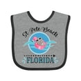 thumbnail image 1 of Inktastic St Pete Beach Florida Vacation Girls Baby Bib, 1 of 4
