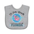 thumbnail image 1 of Inktastic St Pete Beach Florida Vacation Girls Baby Bib, 1 of 4