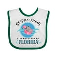 thumbnail image 1 of Inktastic St Pete Beach Florida Vacation Girls Baby Bib, 1 of 4