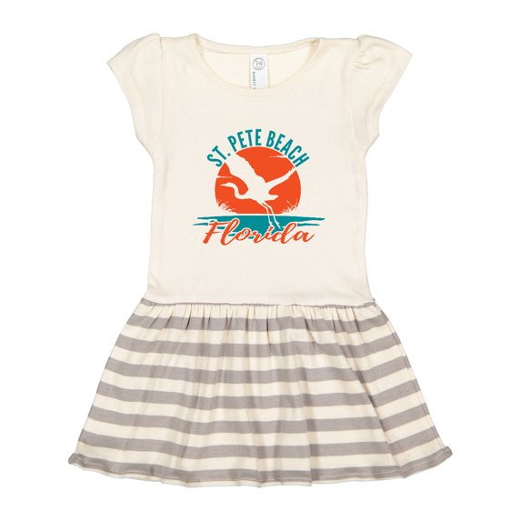 Inktastic St. Pete Beach Florida Vacation Gift Toddler Girl Dress