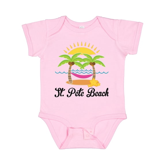 Inktastic St. Pete Beach Florida Vacation Girls Baby Bodysuit