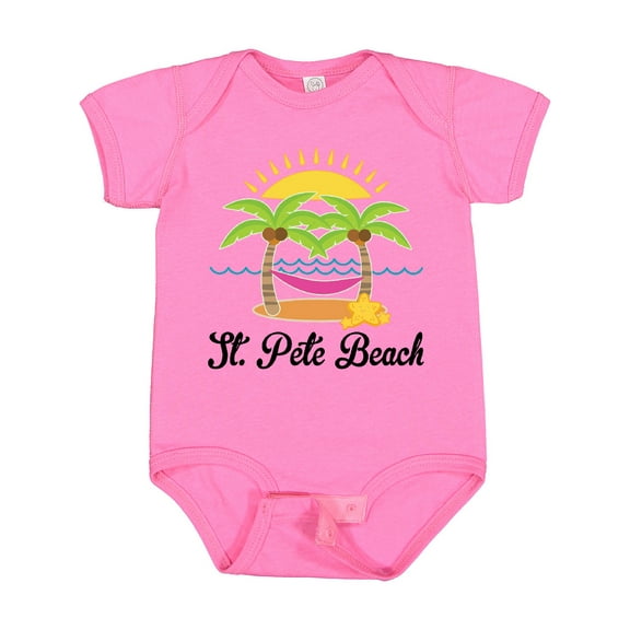 Inktastic St. Pete Beach Florida Vacation Girls Baby Bodysuit