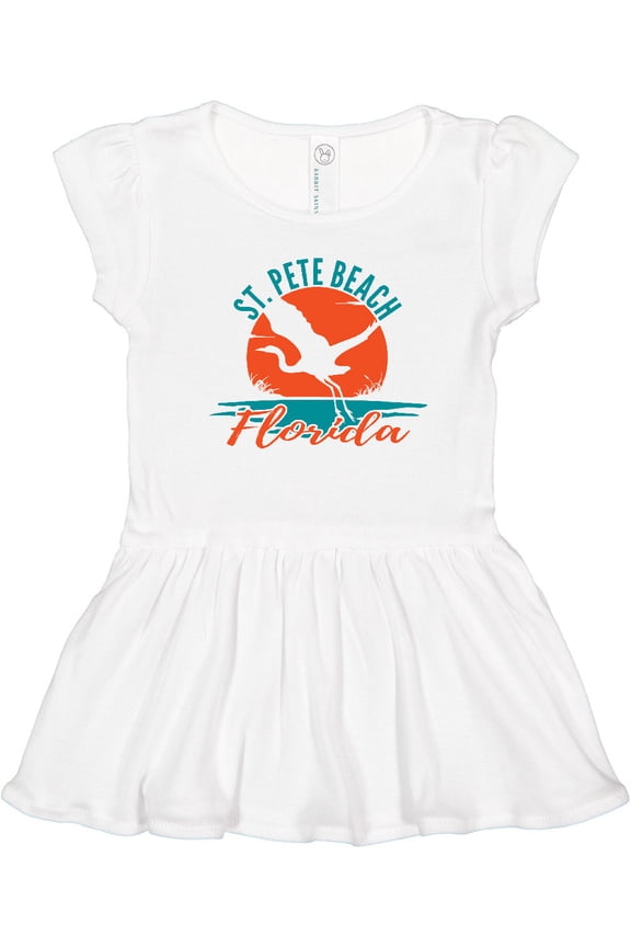 St. Pete Beach Florida Vacation Girls Toddler Dress