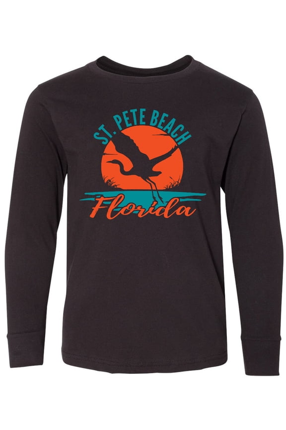 St. Pete Beach Florida Vacation Long Sleeve Youth T-Shirt