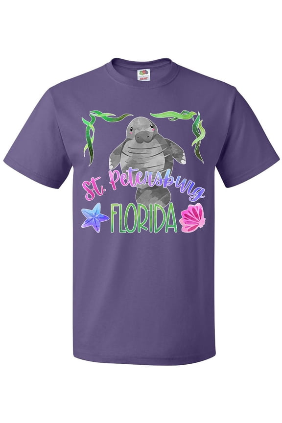 St. Petersburg Florida Cute Swimming Manatee T-Shirt