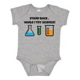 thumbnail image 1 of Inktastic Stand Back, While I Try Science Boys or Girls Baby Bodysuit, 1 of 5