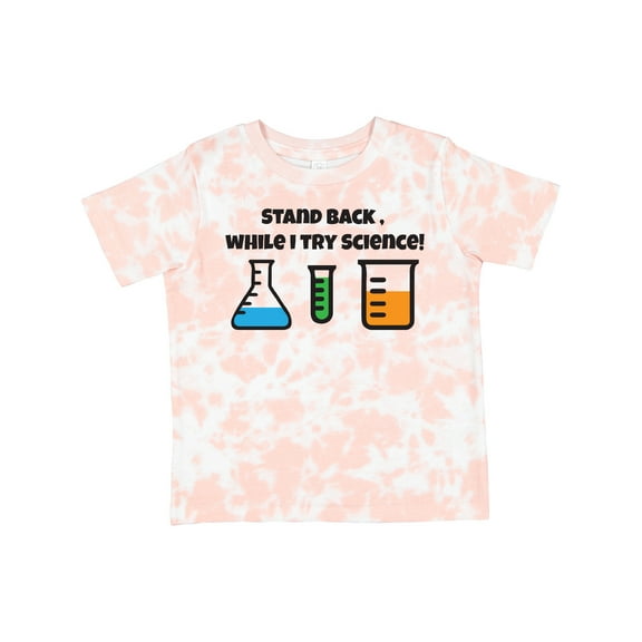 Inktastic Stand Back, While I Try Science Boys or Girls Toddler T-Shirt