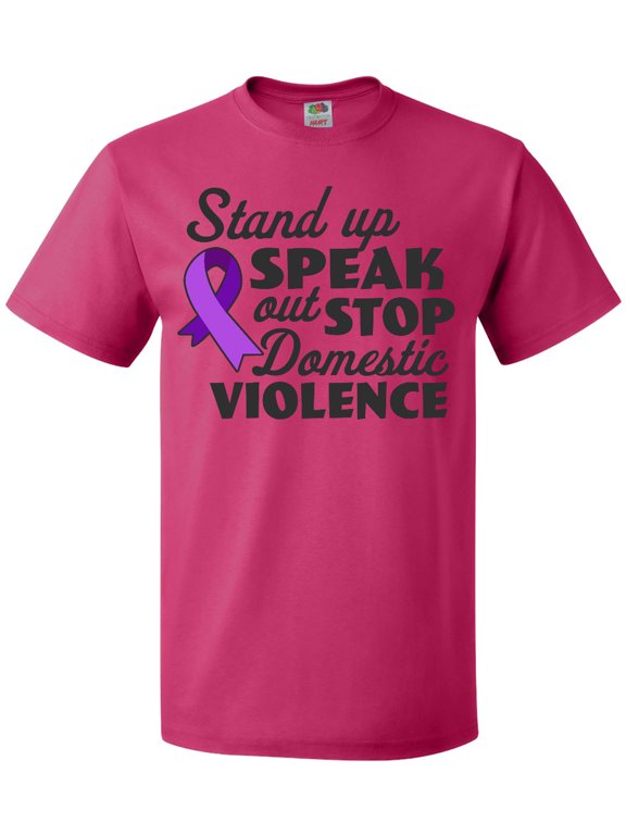Stand Up Speak out About Domestic Violence T-Shirt