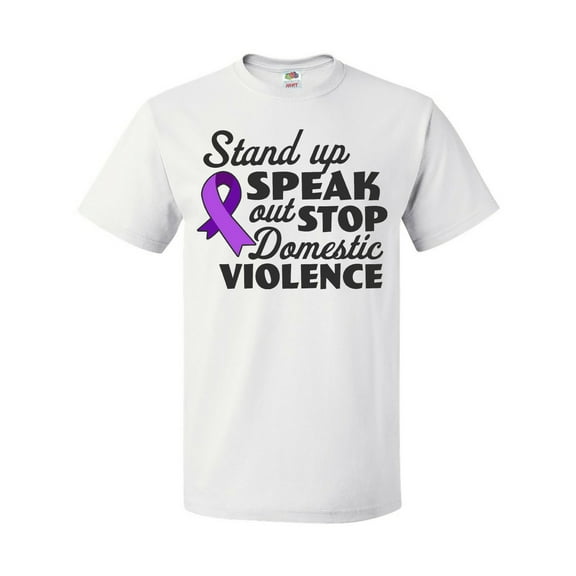Inktastic Stand Up Speak out About Domestic Violence T-Shirt