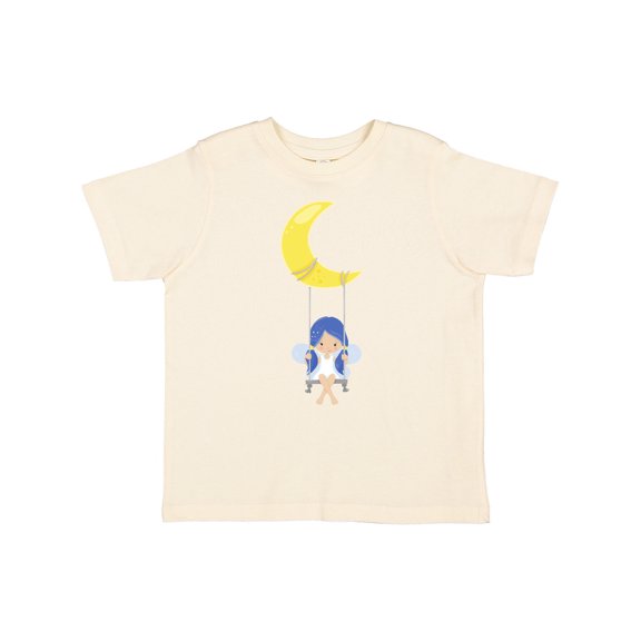 Inktastic Stardust Fairy, Cute Fairy, Fairy on a Swing, Moon Girls Toddler T-Shirt