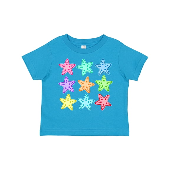 Inktastic Starfish in Rainbow Colors Boys or Girls Toddler T-Shirt