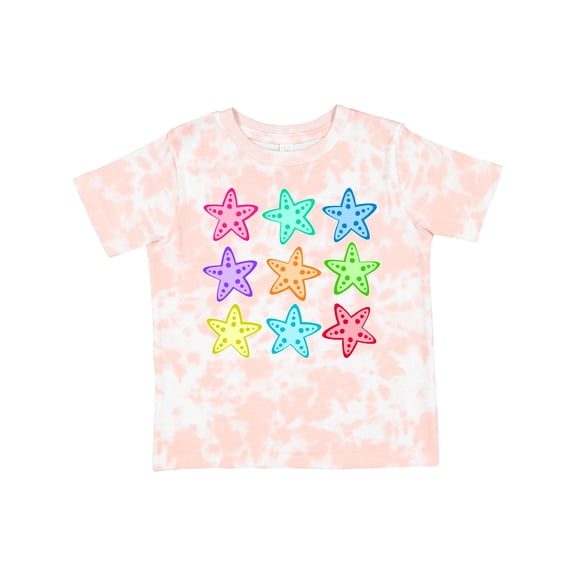Inktastic Starfish in Rainbow Colors Boys or Girls Toddler T-Shirt
