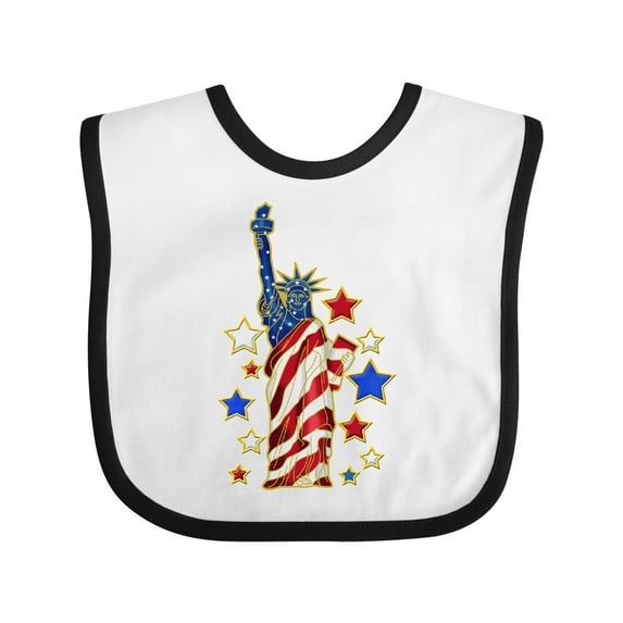 Inktastic Statue of Liberty Boys or Girls Baby Bib