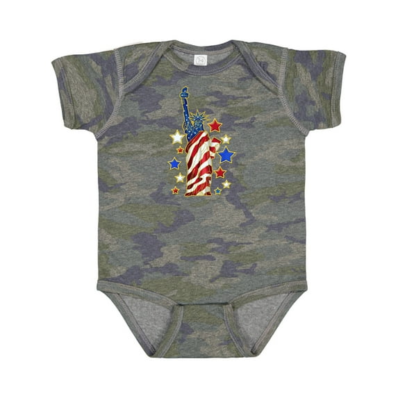 Inktastic Statue of Liberty Boys or Girls Baby Bodysuit