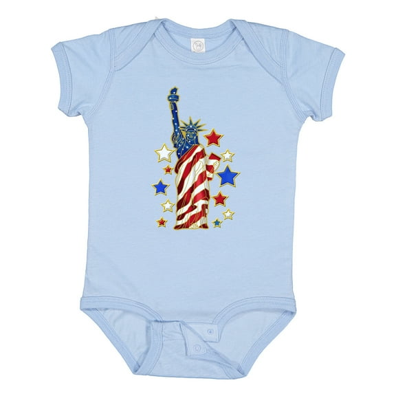 Inktastic Statue of Liberty Boys or Girls Baby Bodysuit