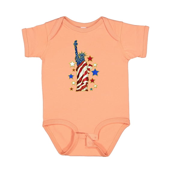 Inktastic Statue of Liberty Boys or Girls Baby Bodysuit