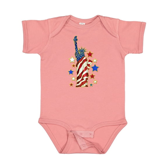 Inktastic Statue of Liberty Boys or Girls Baby Bodysuit