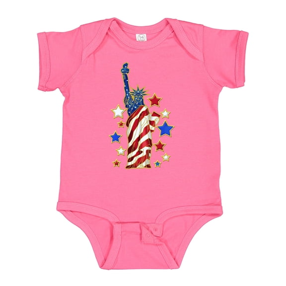 Inktastic Statue of Liberty Boys or Girls Baby Bodysuit