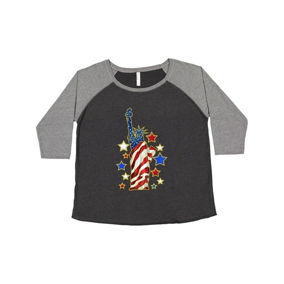 Inktastic Statue of Liberty Women's Plus Size T-Shirt