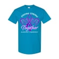 thumbnail image 1 of Inktastic Staying Strong Together Alzheimer's Awareness Purple Ribbon T-Shirt, 1 of 5