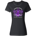 thumbnail image 1 of Inktastic Staying Strong Together Alzheimer's Awareness Purple Ribbon Women's T-Shirt, 1 of 5
