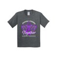 thumbnail image 1 of Inktastic Staying Strong Together Alzheimer's Awareness Purple Ribbon Youth T-Shirt, 1 of 5