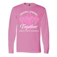 thumbnail image 1 of Inktastic Staying Strong Together with Pink Breast Cancer Ribbon Long Sleeve T-Shirt, 1 of 5