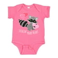thumbnail image 1 of Inktastic Stealin' Your Heart Cute Raccoon Boys or Girls Baby Bodysuit, 1 of 5