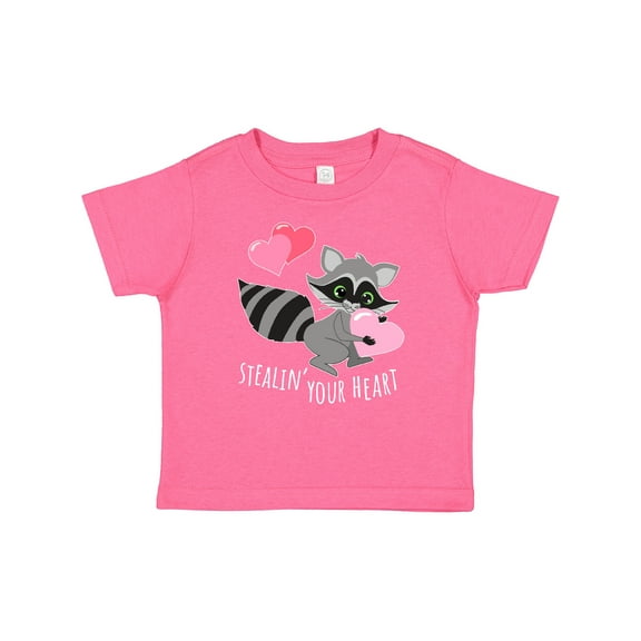 Inktastic Stealin' Your Heart Cute Raccoon Boys or Girls Baby T-Shirt