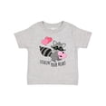 thumbnail image 1 of Inktastic Stealin' Your Heart Cute Raccoon Boys or Girls Baby T-Shirt, 1 of 5