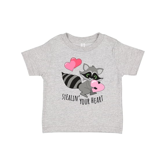 Inktastic Stealin' Your Heart Cute Raccoon Boys or Girls Baby T-Shirt