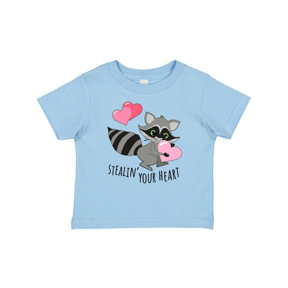 Inktastic Stealin' Your Heart Cute Raccoon Boys or Girls Baby T-Shirt