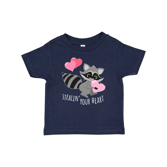 Inktastic Stealin' Your Heart Cute Raccoon Boys or Girls Baby T-Shirt