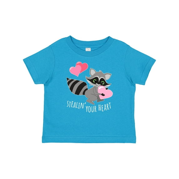Inktastic Stealin' Your Heart Cute Raccoon Boys or Girls Baby T-Shirt