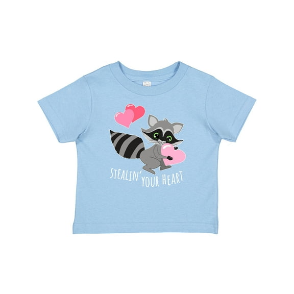 Inktastic Stealin' Your Heart Cute Raccoon Boys or Girls Baby T-Shirt