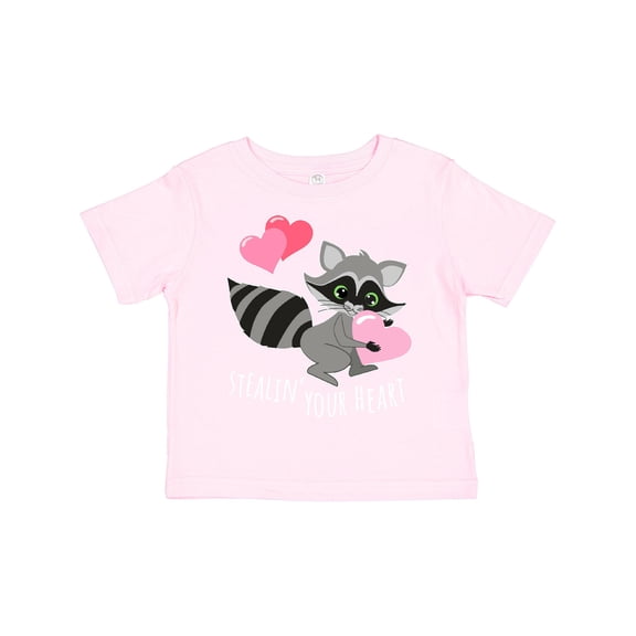 Inktastic Stealin' Your Heart Cute Raccoon Boys or Girls Toddler T-Shirt