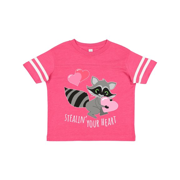 Inktastic Stealin' Your Heart Cute Raccoon Boys or Girls Toddler T-Shirt
