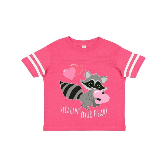 Inktastic Stealin' Your Heart Cute Raccoon Boys or Girls Toddler T-Shirt