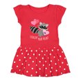 thumbnail image 1 of Inktastic Stealin' Your Heart Cute Raccoon Girls Toddler Dress, 1 of 4