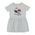 thumbnail image 1 of Inktastic Stealin' Your Heart Cute Raccoon Girls Toddler Dress, 1 of 5