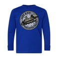 thumbnail image 1 of Inktastic Steam Train Kid Who Loves Trains Long Sleeve Youth T-Shirt, 1 of 5