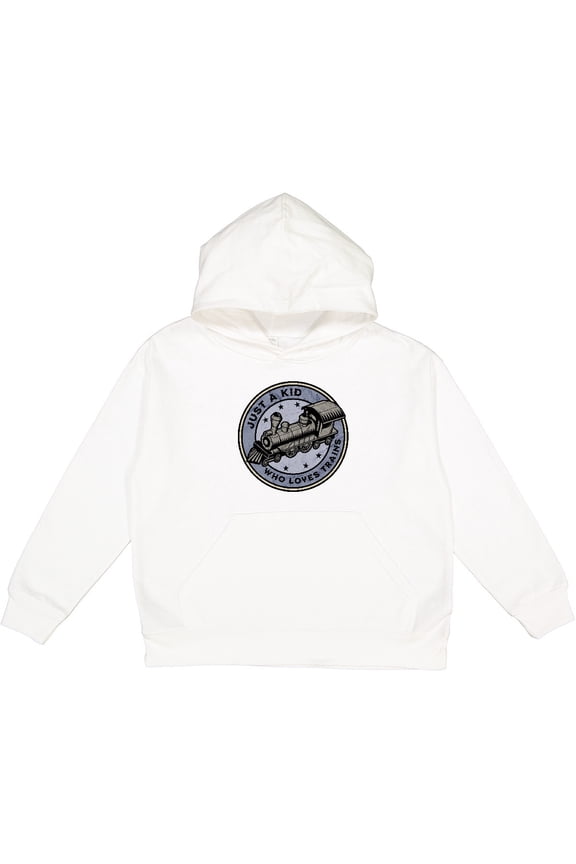 Steam Train Kid Who Loves Trains Youth Hoodie Sweatshirt