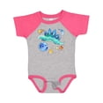 thumbnail image 1 of Inktastic Stegosaurus Space Dinosaur with Stars and Planet Boys or Girls Baby Bodysuit, 1 of 5